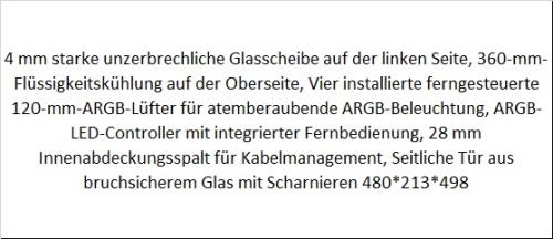 En ucuz EMPOUSA EMG-17XB 4X120MM FAN RGB + Gaming ATX PSU YOK KUMANDA VAR